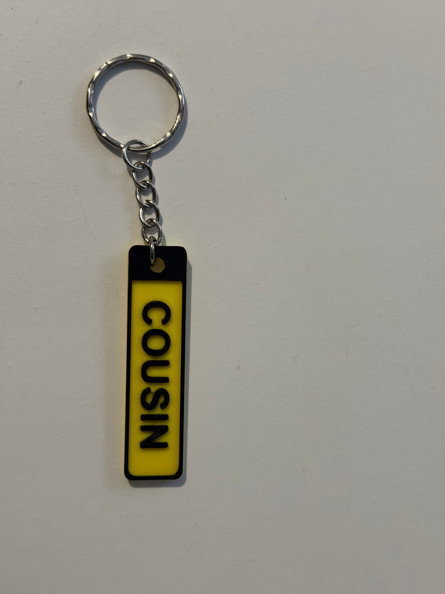 3D Printed Key-ring COUSIN