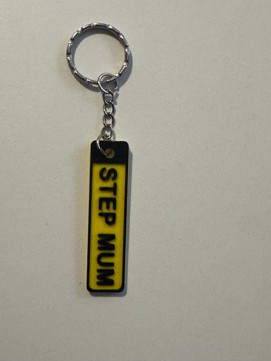 3D Printed Key-ring STEP MUM