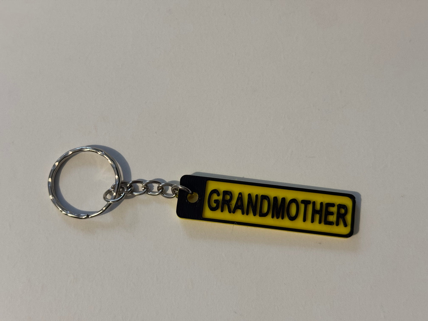 3D Printed Key-ring GRANDMOTHER