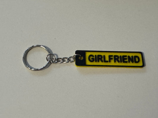 3D Printed Key-ring GIRLFRIEND