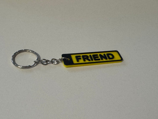 3D Printed Key-ring FRIEND