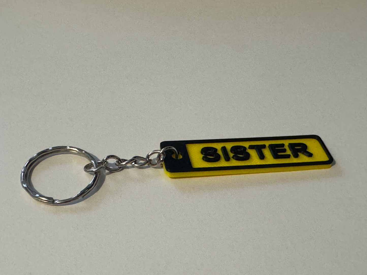 3D Printed Key-ring SISTER