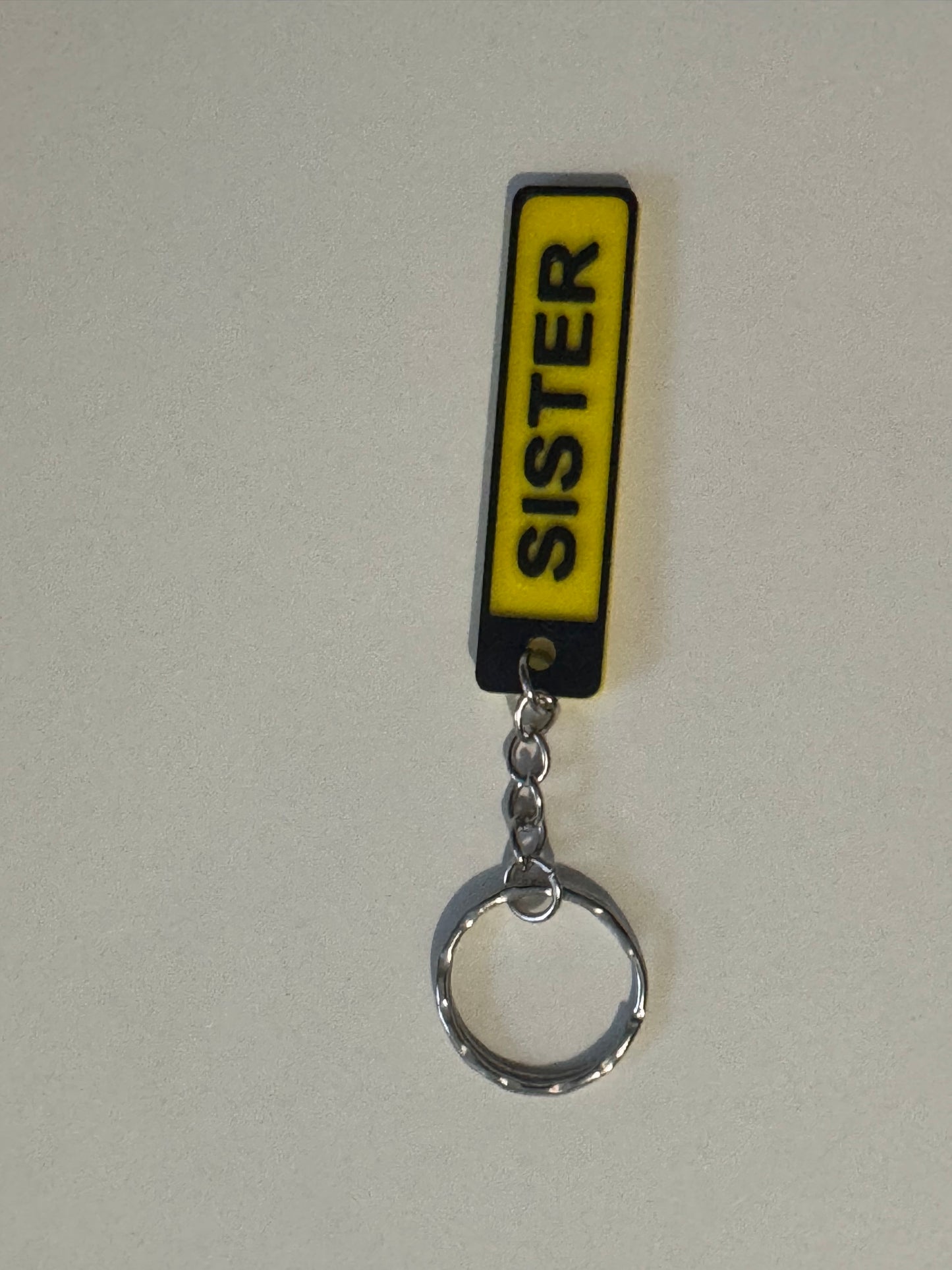 3D Printed Key-ring SISTER