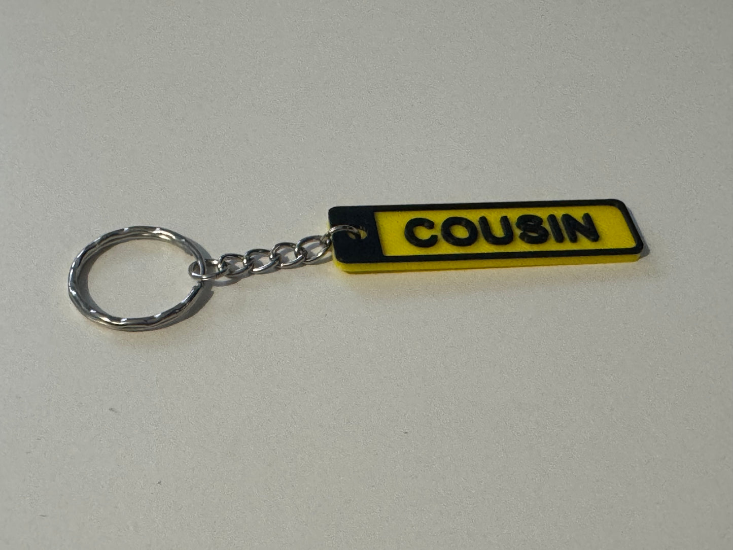 3D Printed Key-ring COUSIN